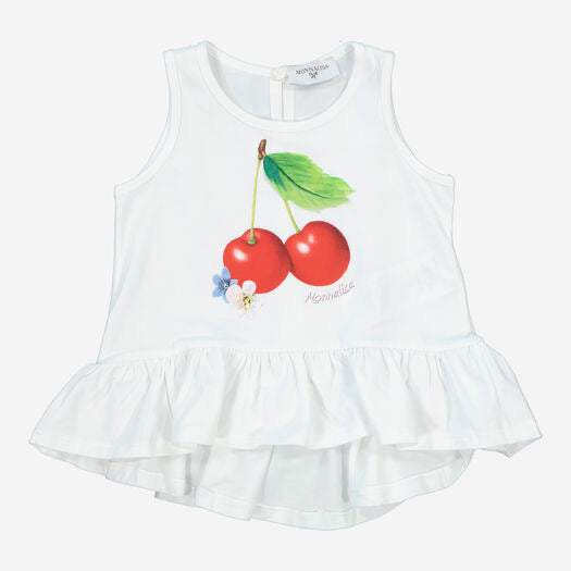Tshirt bebè ciliegie Monnalisa